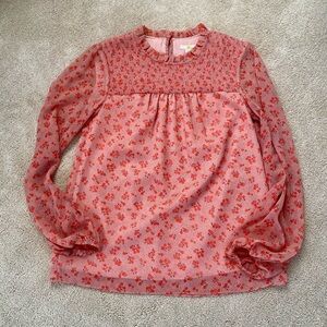 Boden smocked blouse, size 4